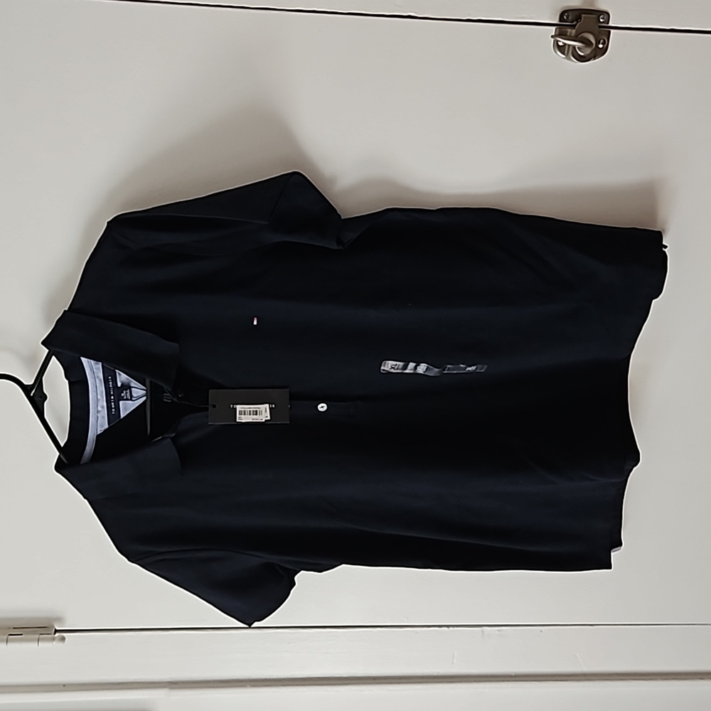 Tommy Hilfiger polo womens XL Navy blue NWT
